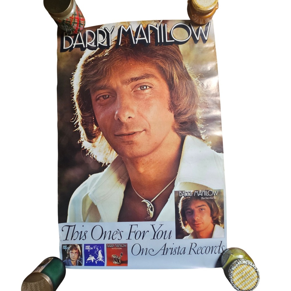 Barry Manilow This One's for You‎ Vintage 1976 Promo Album Poster 24x36 Rock